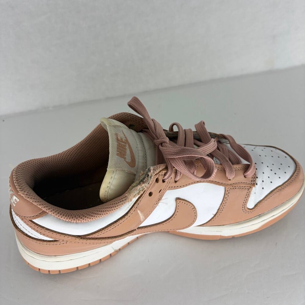 Nike Dunk Low Rose Whisper Women's 9 White Pink Gum DD1503-118 Sneaker - Picture 3 of 13